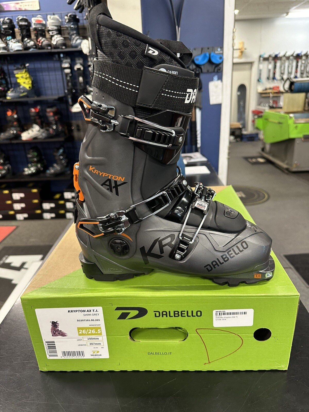 SALOMON Dalbello Krypton AX T.I. Stivali da sci NUOVI! 26 5