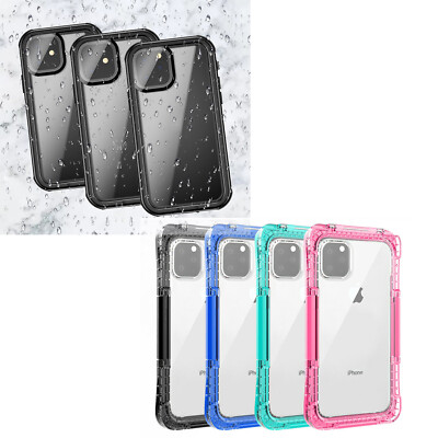 For iPhone 7 8 Plus SE 2nd 11 12 13 Pro max 13 Mini X XR XS Max Waterproof Case