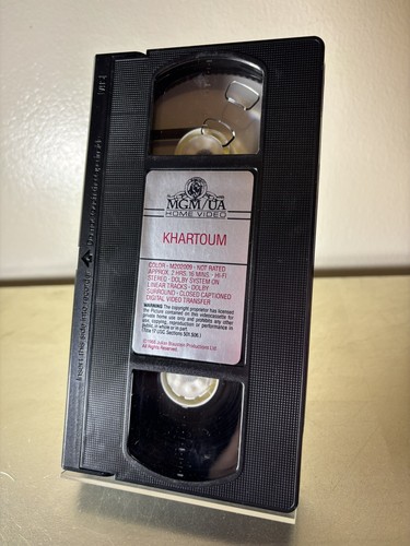 Khartoum (1966) VHS Starring Charlton Heston Laurence Olivier Richard Johnson - Imagen 3 de 3