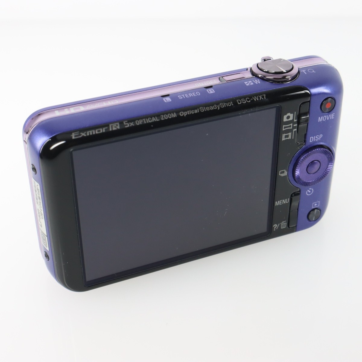【美品】SONY Cyber-shot DSC-WX7 ブルー◯ Top Mint] Sony Cyber-shot DSC-WX7 Blue Digital Camera 5.0x