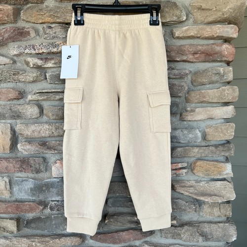 Nike Air Jordan Jumpman Logo Fleece Joggers Little Boy's 5 SandDrift Tan NWT - Picture 3 of 3