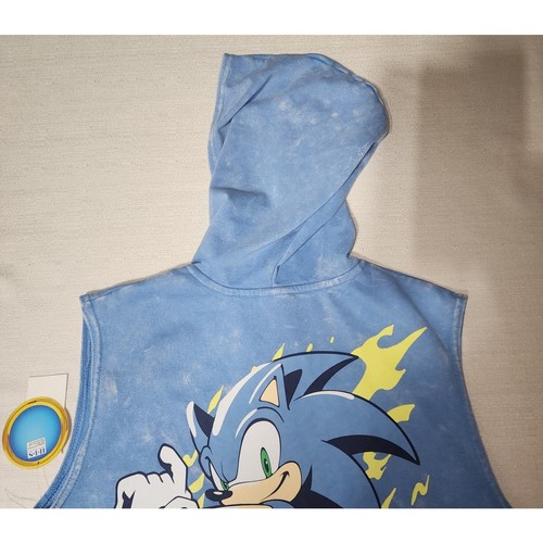 Sonic the Hedgehog kids sleeveless hoodie kids large - Picture 5 of 5
