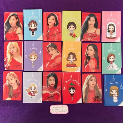 TWICE TWICE LIGHTS offciial Sticker lottery set 18 pcs WORLD TOUR