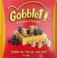Gobblet Game Individual Replacement Pieces and Parts All Wood Tic Tac Toe