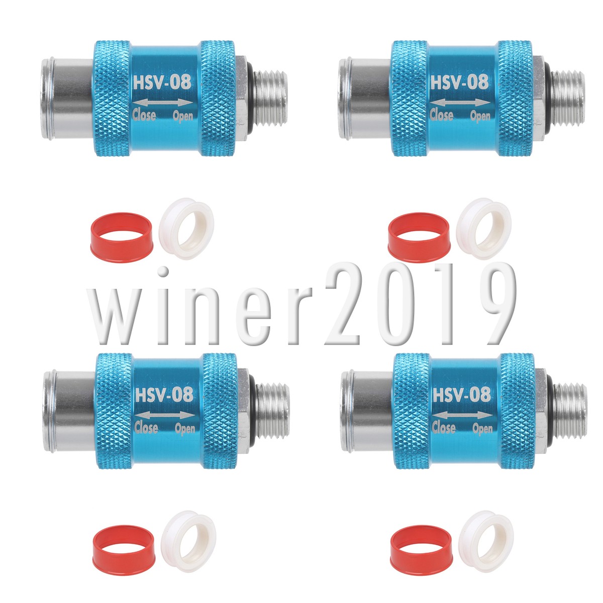 2PCS Aluminum Manual Slide Valve – G1/4 Thread, Pneumatic Flow Control - View #4