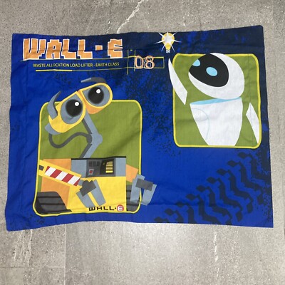 Wall-E Eve Cube Disney Pixar Waste Collection Robot Movie Pillowcase Sham