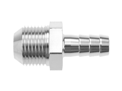 Push On Barb Endschlauch Rohr AN8 auf 14mm Fitting Adapter Kraftstoff silber