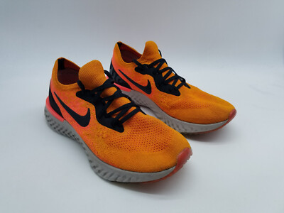 Nike Epic React Flyknit Men's Size 10 Running Shoes Copper Flash *See desc