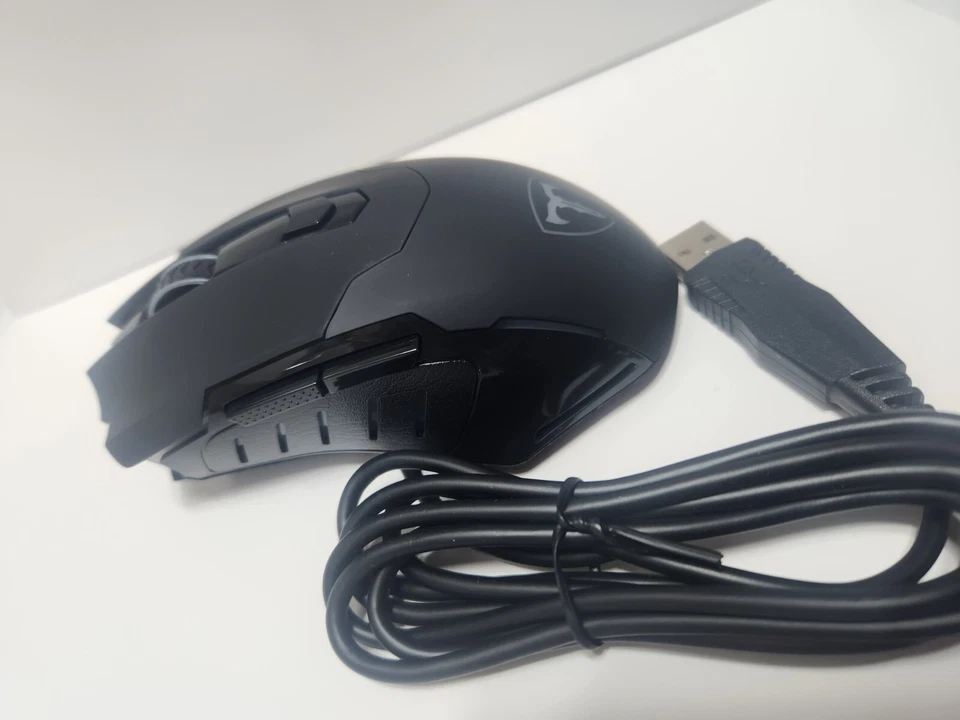 ET-T7 Wired Gaming Mouse USB UpTo 7200dpi 7 Button LED Optical USB - Image 3 of 4