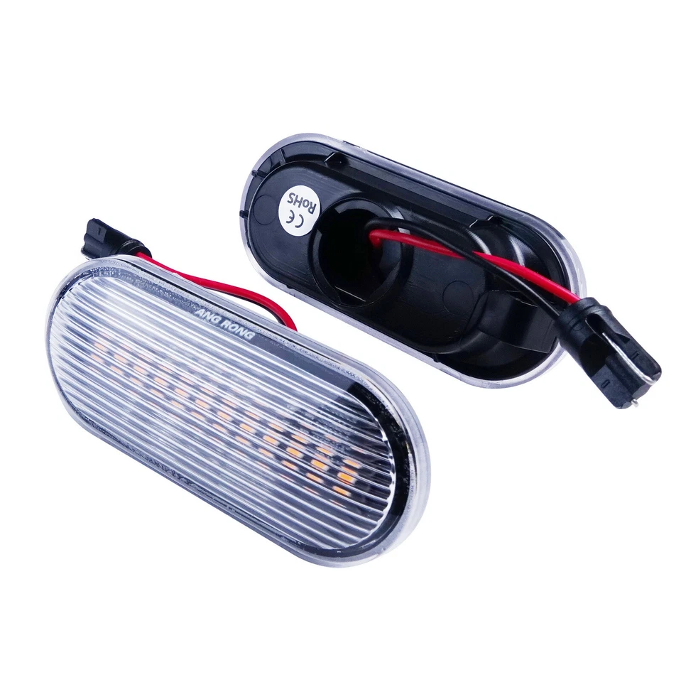2x Klar LED Seitenblinker Blinker für VW Transporter V Bus 2012 7EB,7EJ,7HB,7HJ - Bild 3 von 4