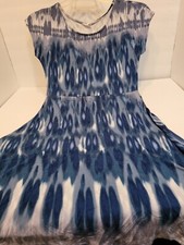 Athleta tiedye blue dress, size XS