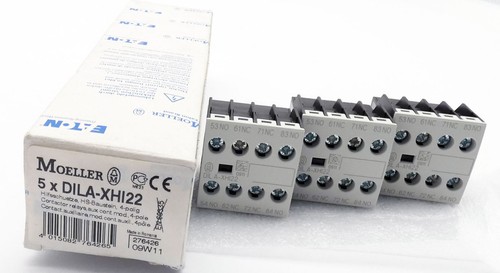 3x Moeller DIL A-XHI22 DILA-XHI22 276426 4-polig Hilfsschütz -unused-