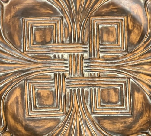 Ashley Furniture Decorative Ornate Charger Plate W/Stand Table Decor, Resin 14” - Picture 4 of 5