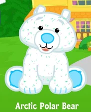 Webkinz Classic Arctic Polar Bear - hm342 - Virtual Adoption Code Only