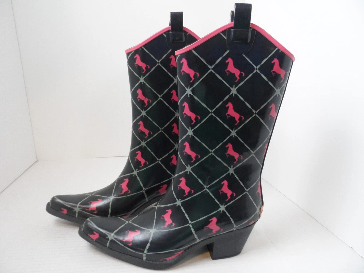Western sales rubber boots