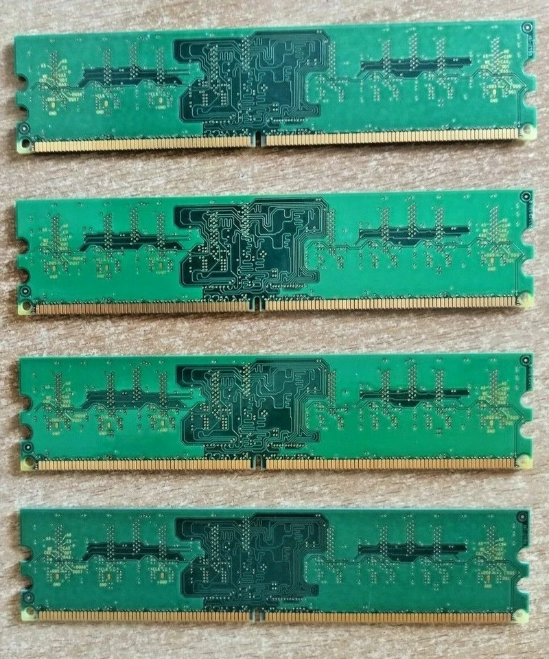 Lot 4x Samsung 512mb (2Gb Total) 1Rx8 PC2-4200U-444 Memory Modules - Image 2 of 2