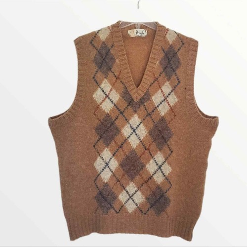 Vintage Pringle of Scotland Beige Knit 