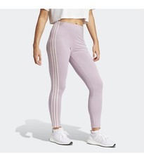 Adidas Women  s Tight Fit Athletic Pants Pink Mauve White Stripe Size Small NWT