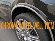 NEW 4PCS CHROME WHEEL WELL FENDER TRIM MOLDING GUARD KIT for cadillac03-17