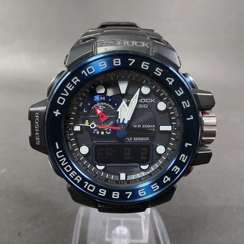 Casio G-Shock GWN-1000B-1BJF GULFMASTER Men's Blue Black (Near Mint) - Picture 2 of 11