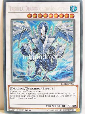 Yu-Gi-Oh 1x #060 Trishula, Dragon of the Ice Barrier - BLLR - Battles of Legend
