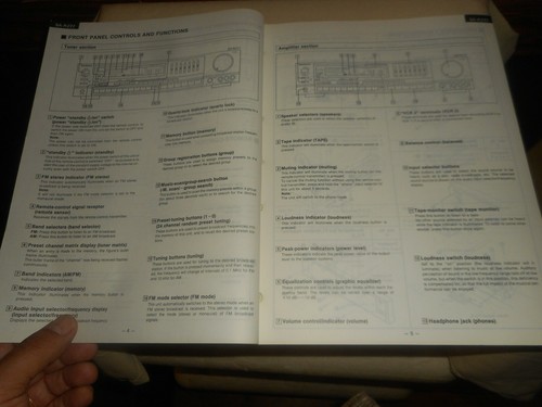 Technics SA-R277 Service Manual Quartz Synthesizer AM/FM Receiver Original - Picture 4 of 12