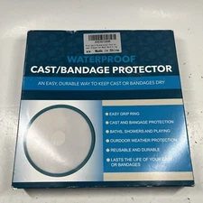 Waterproof Cast & Bandage Protector Fits Adult Foot, Reusable NIB *Latex Free*