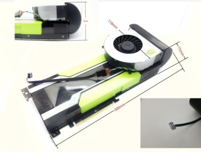 Cooling fan for TESLA NVIDIA K80 24GB GDDR5 CUDA PCI-e GPU GRAPHICS Computing