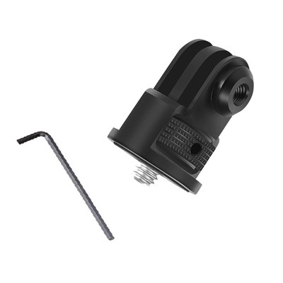 Tripod Mount Adapter Converter 360 Swivel Disc Reinforced 1/4'' Screw For GoPro f