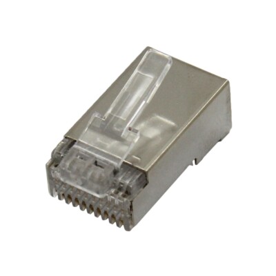 2X WT-10P-10C-DE Stecker RJ50 PIN: 10 abgeschirmt vergoldet System: 10p10c IDC N