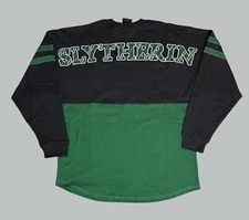 Universal Studios Wizarding World Harry Potter SLYTHERIN Spirit Jersey - Medium