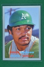 2021 Topps Archives Reggie Jackson 1957 Topps Silver /99 Oakland Athletics #15