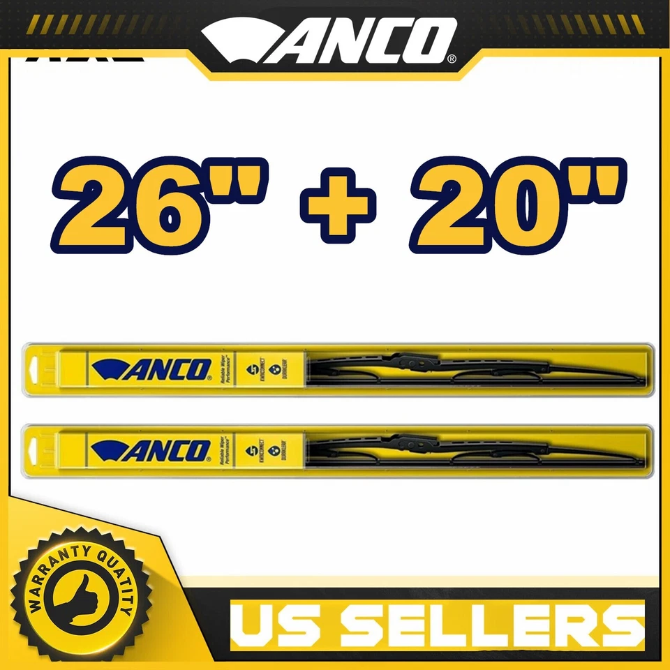 Conjunto de lâminas de limpador ANCO para Dodge Grand Caravan (2008-2020) -Par frontal - Imagem 2 de 4