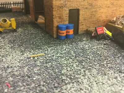 1/76 Ölfässer 12 Stück (blau & orange)