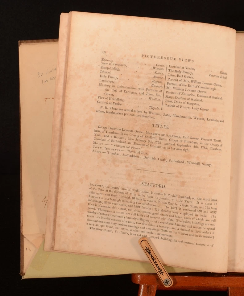 1830 Picturesque Views Staffordshire and Shropshire F Calbert T Radclyffe W West - Image 3 of 4