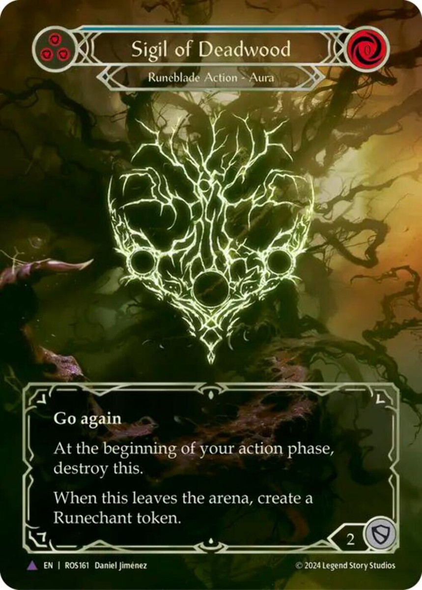 Flesh and Blood TCG Sigil of Deadwood (Marvel) [ROS161 Flesh and Blood TCG Sigil of Deadwood (Marvel) [ROS161