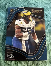 2022 Panini Select Draft Picks Field Level Blue David Ojabo #194 Rookie RC