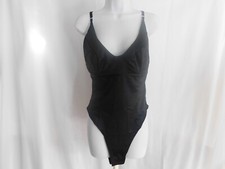Unbranded Women's Black Body Shaper with Snap Crotch and adj Straps Size XL