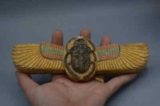 Rare Ancient Egyptian Antiquities Egyptian winged scarab Symbol of luck Egypt BC