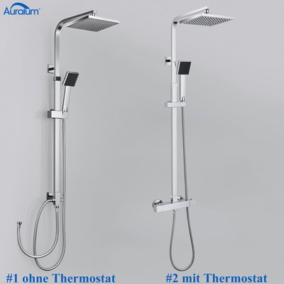 Duschsystem Mit Thermostat Duscharmatur Massage Regendusche Duschset