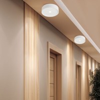 Deckenstrahler Deckenlampe Deckenleuchte Weiß Led Alu Wohnzimmerlampe D 15 Cm 2X