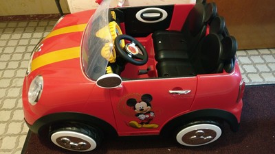 mickey mouse clubhouse electric car