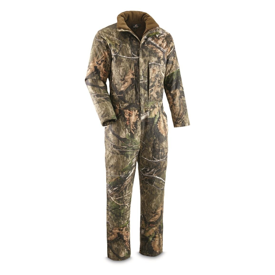 Men's Insulated Hunting Bib, 200g, Color Mossy Oak