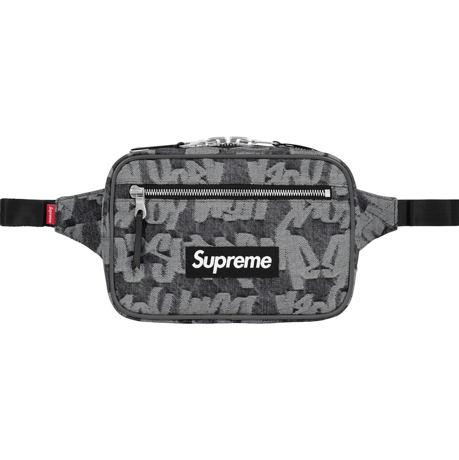 数々のアワードを受賞】 Supreme Fat Tip Jacquard Denim Waist Bag