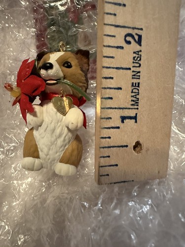 Hallmark Puppy Love Series #11 Sheltie Keepsake Collector Ornament 2001 NIB VTG - Picture 5 of 5