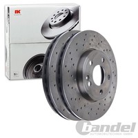2X NK Bremsscheiben 295Mm BelÜFtet Vorne Passend FÜR MERCEDES-BENZ A-KLASSE