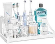 Toothbrush Holder Instant-Dry Organizer - Bathroom Countertop Organizer Kids