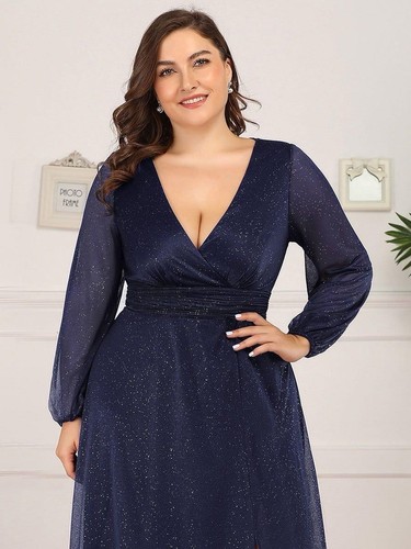 Brautjungfern Kleid Gr. 24 Samt dunkelblau V-Ausschnitt Renaissance Whimsigoth Abschlussball - Bild 5 von 11