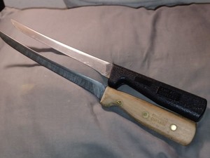 2 Chicago Cutlery Knives  78S Fillet Knife and NSF 78f Solid Molded, USA