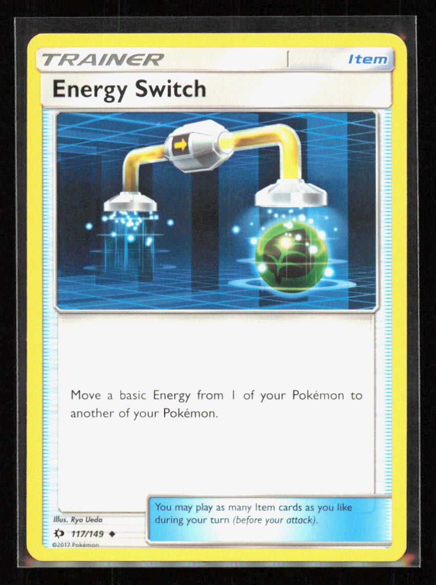 Energy Switch SM Base Set 117/149 Uncommon 2017 Item Mikio Menjo MP